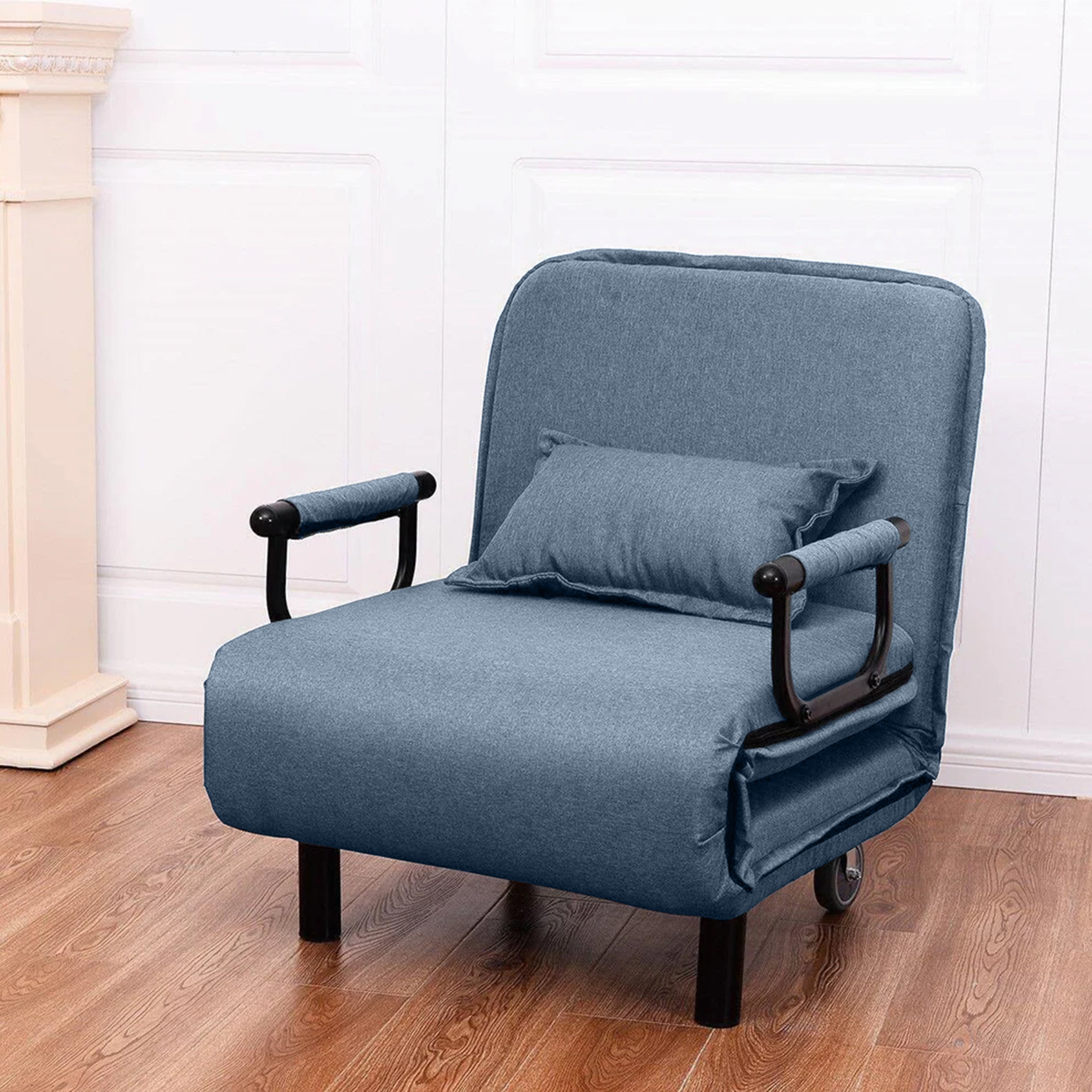 Convertible Sofa Bed Lake Blue