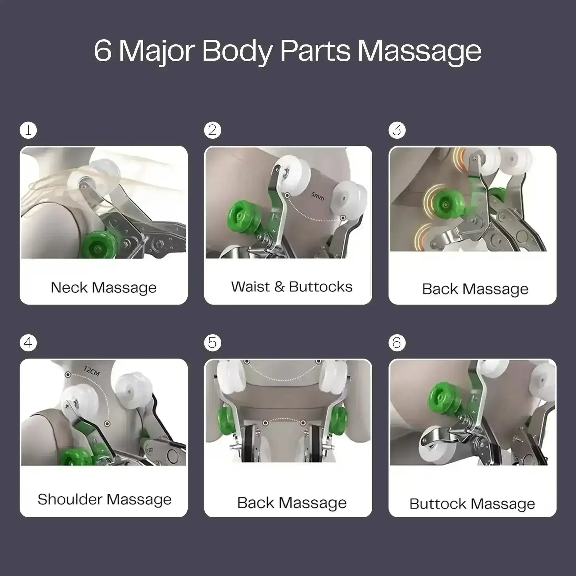 ARIES Hoyogen Massage Chair - Rotai - Best Massage Chair in Dubai UAE - Shop massage chairs in UAE, Saudi Arabia -Therapy Massage Chairs - Back, Neck, & Leg Pain Relief