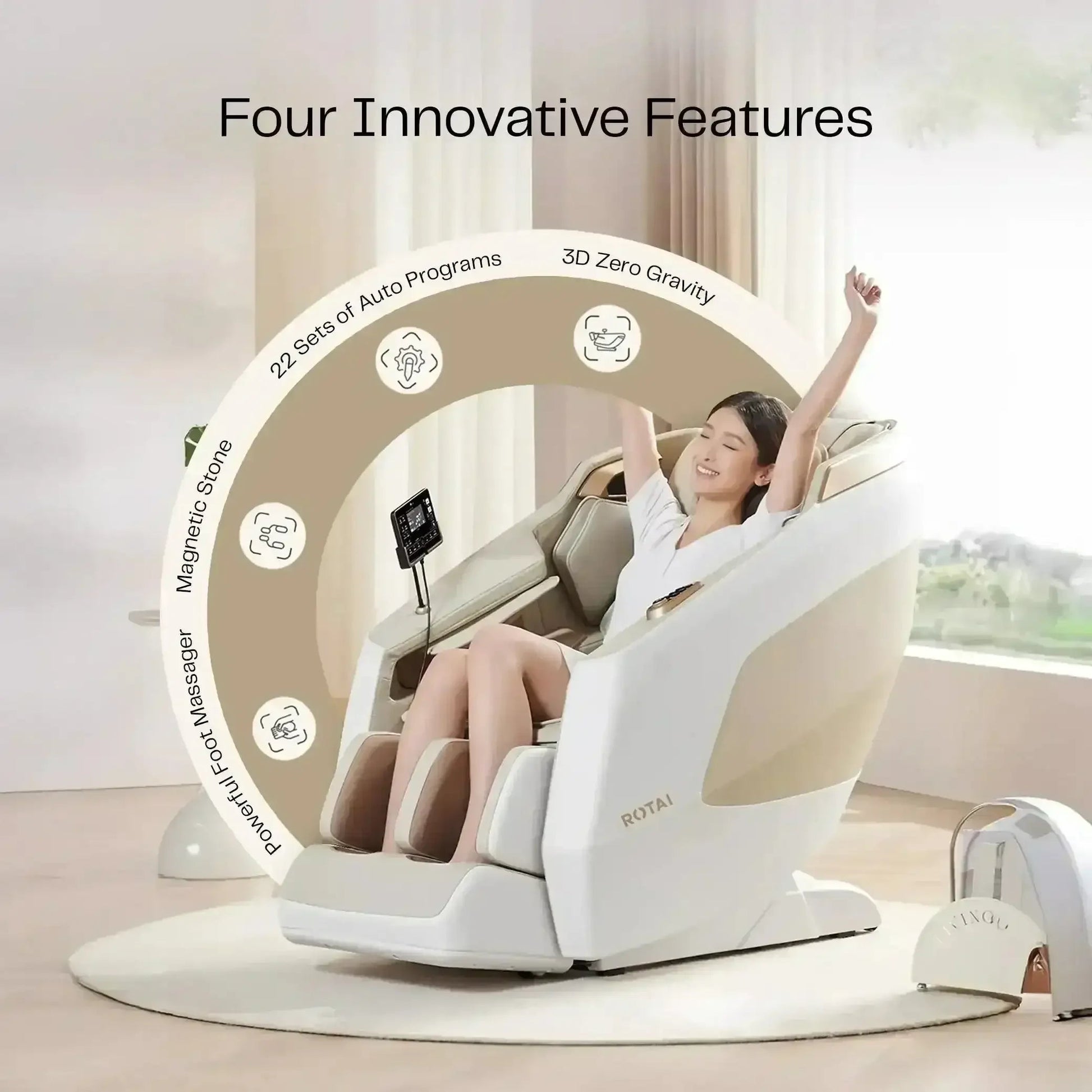 EON Massage Chair (PRO) - Rotai - Best Massage Chair in Dubai UAE - Shop massage chairs in UAE, Saudi Arabia -Therapy Massage Chairs - Back, Neck, & Leg Pain Relief