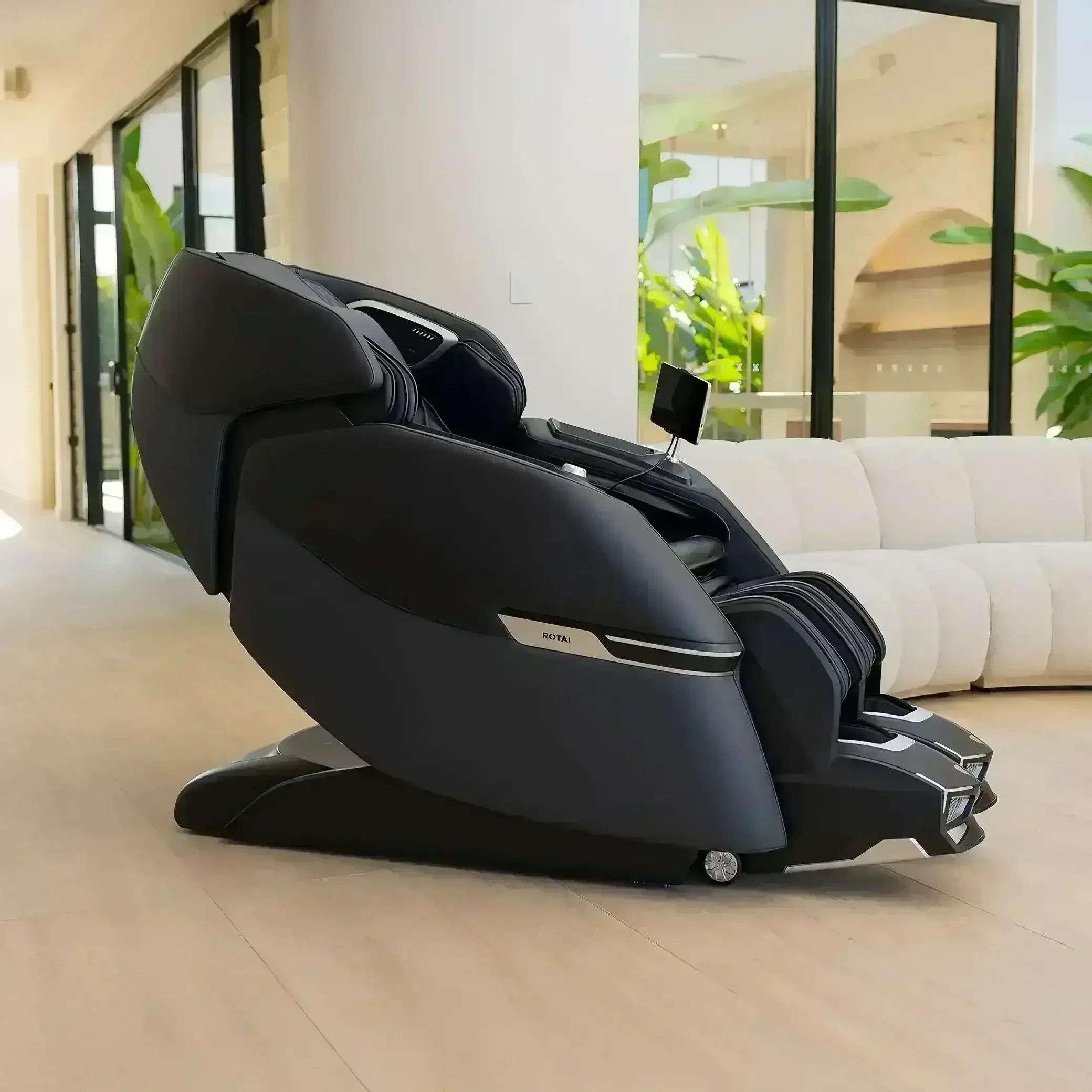 Advanced AI Robotic Massage Chair (Space Black) - Rotai - Best Massage Chair in Dubai UAE - Shop massage chairs in UAE, Saudi Arabia -Therapy Massage Chairs - Back, Neck, & Leg Pain Relief