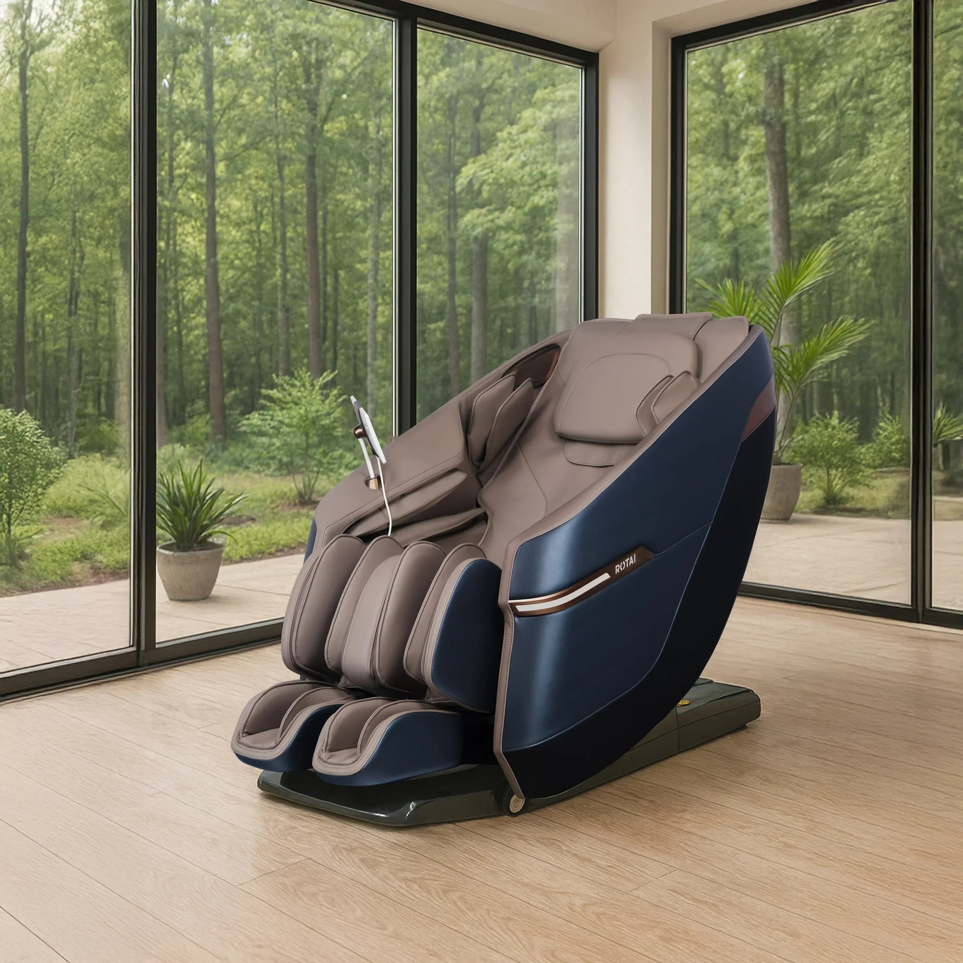 Jazz Recovery Massage Chair (BLUE) - Rotai - Best Massage Chair in Dubai UAE - Shop massage chairs in UAE, Saudi Arabia -Therapy Massage Chairs - Back, Neck, & Leg Pain Relief