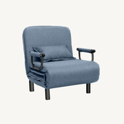 Convertible Sofa Bed Lake Blue