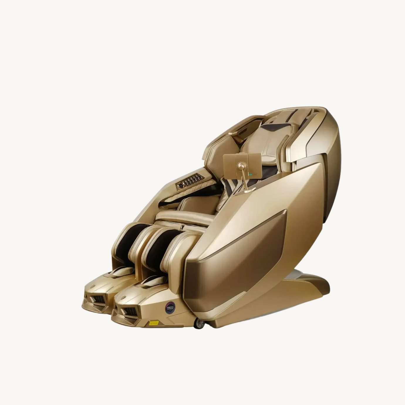 AI Robotic Massage Chair (Sleek Golden)